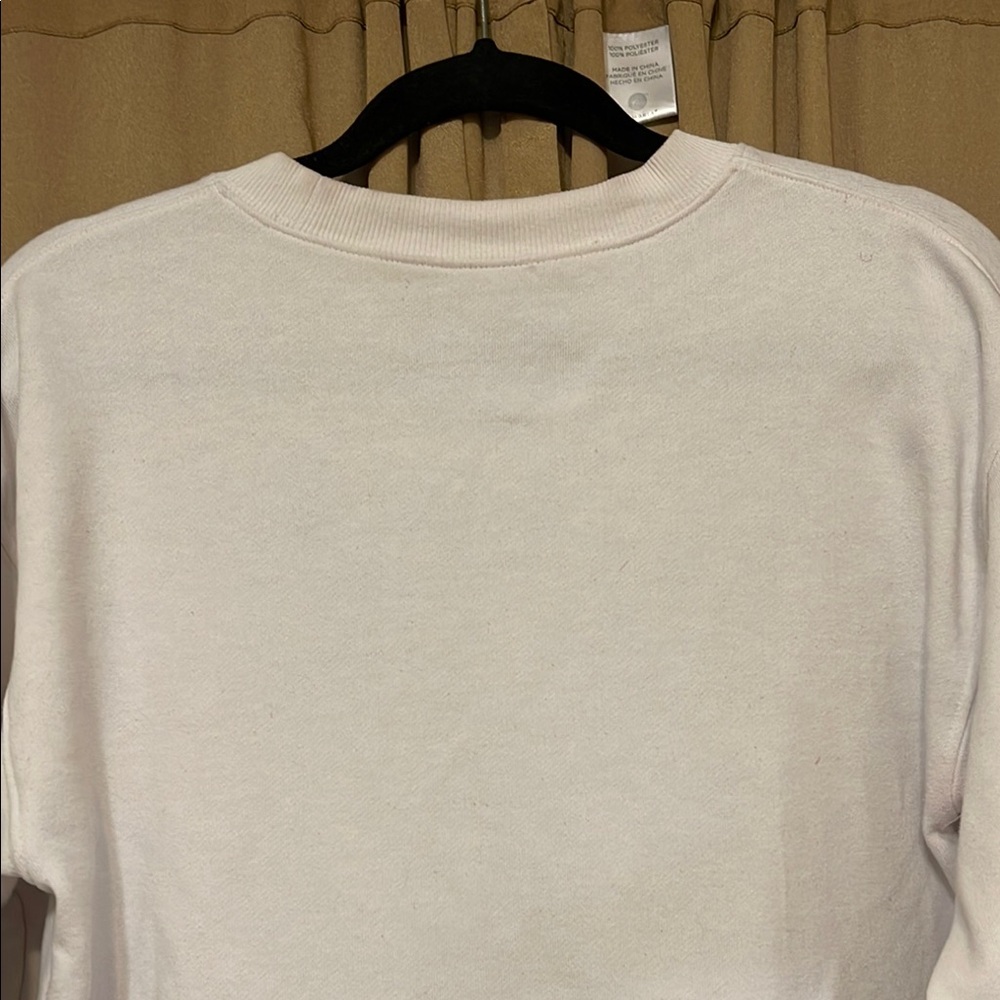 Men's White Graphic Tupac Shakur Sweater White/Black Long Sleeve REFER 2 STAIN - Picture 10 of 10